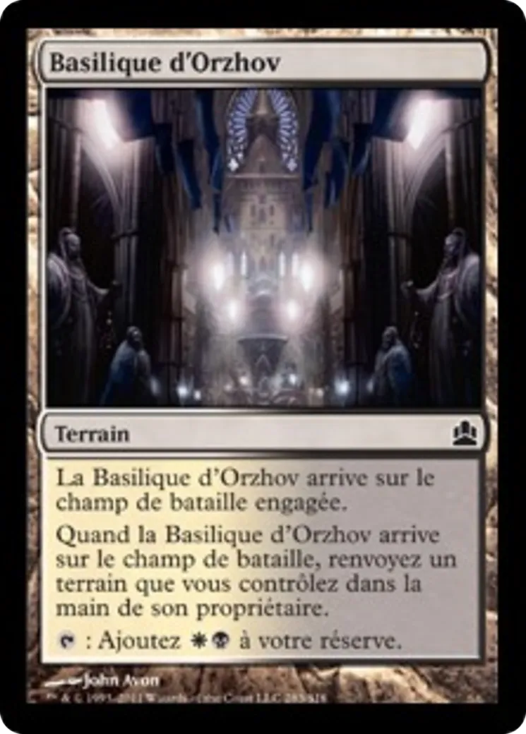 Basilique d'Orzhov — Commander 2011 — Magic: The Gathering