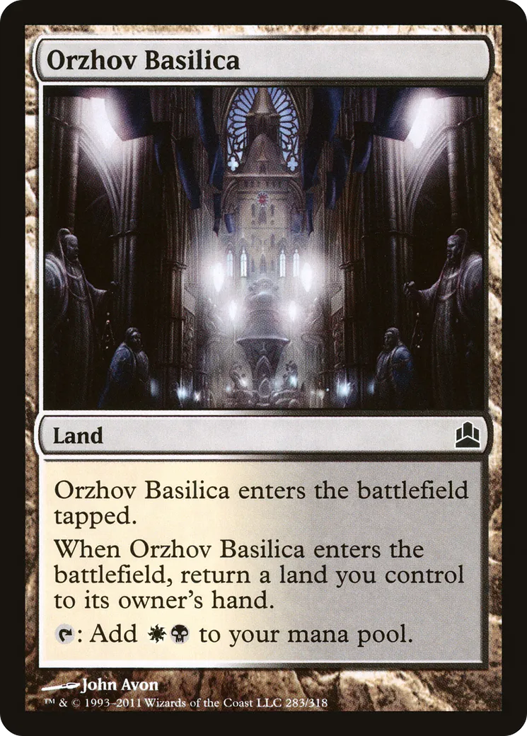 Basilique d'Orzhov — Commander 2011 — Magic: The Gathering