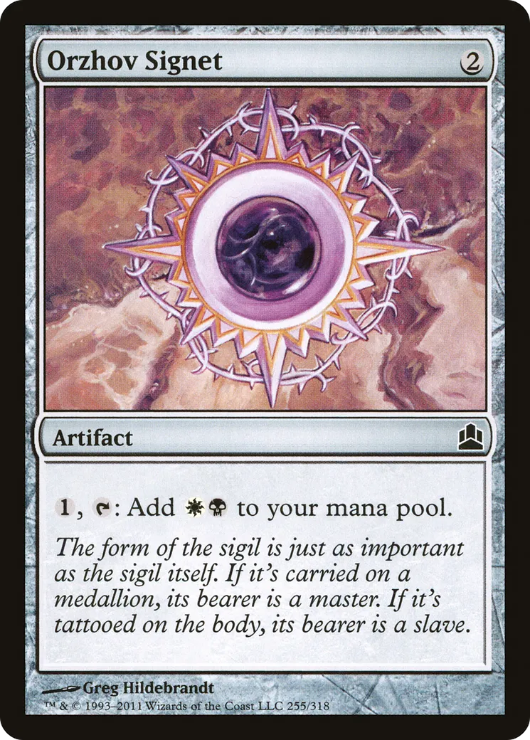 Cachet d'Orzhov — Commander 2011 — Magic: The Gathering