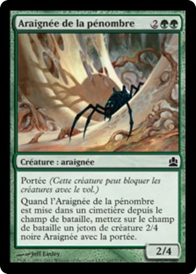 Araignée de la pénombre — Commander 2011 — Magic: The Gathering