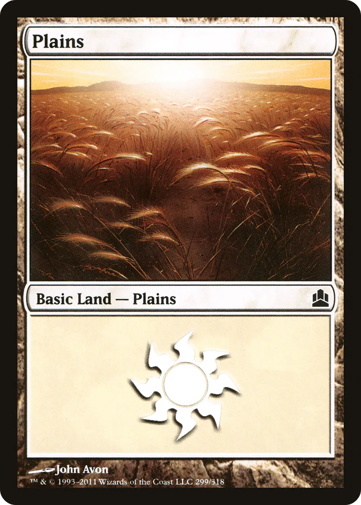 Plains — Commander 2011 — Magic: The Gathering