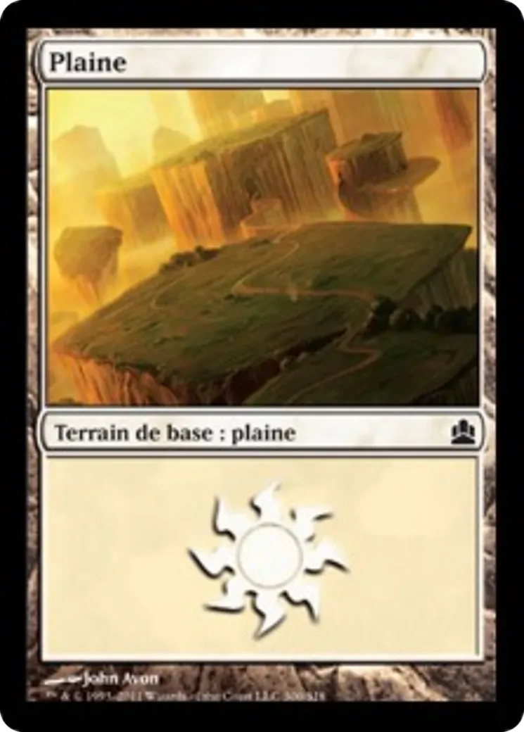 Plaine — Commander 2011 — Magic: The Gathering