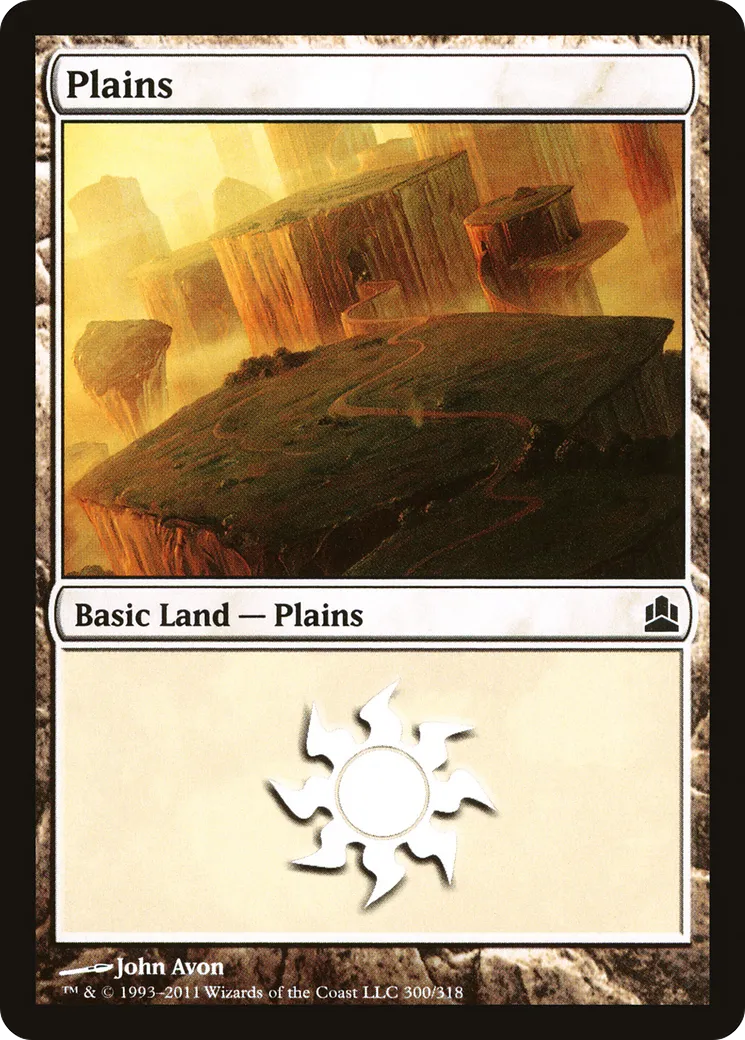 Plains — Commander 2011 — Magic: The Gathering