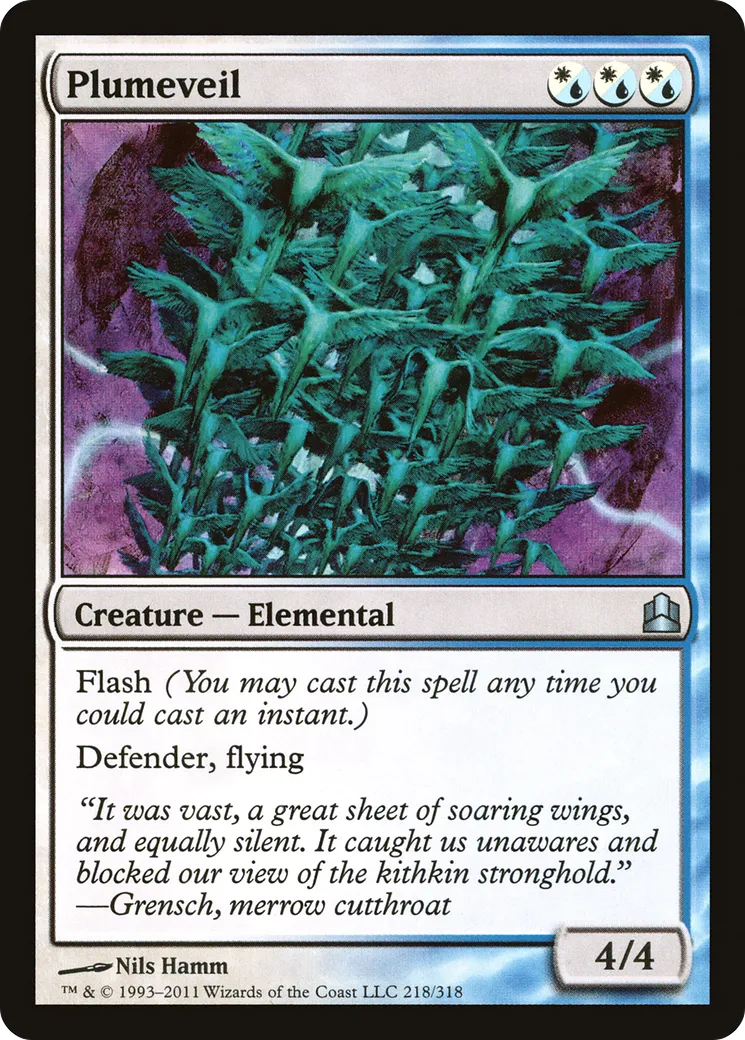 Plumeveil — Commander 2011 — Magic: The Gathering