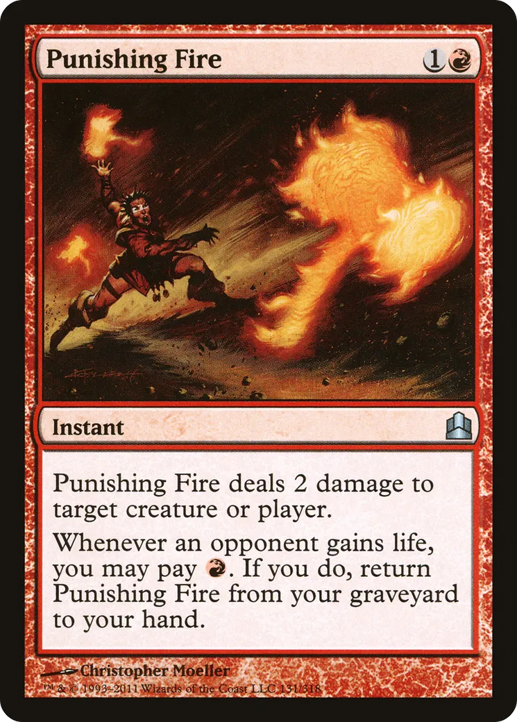 Feu punitif — Commander 2011 — Magic: The Gathering