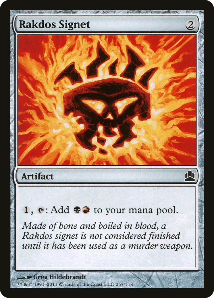Rakdos Signet — Commander 2011 — Magic: The Gathering