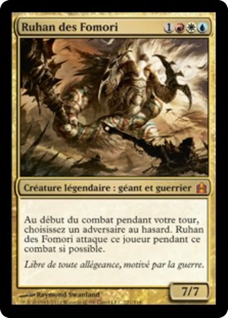 Ruhan des Fomori — Commander 2011 — Magic: The Gathering