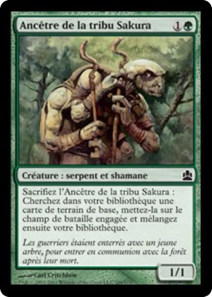 Ancêtre de la tribu Sakura — Commander 2011 — Magic: The Gathering