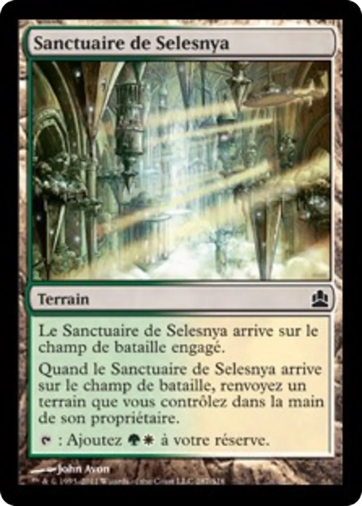 Sanctuaire de Selesnya — Commander 2011 — Magic: The Gathering