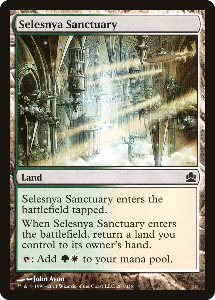 Selesnya Sanctuary — Commander 2011 — Magic: The Gathering