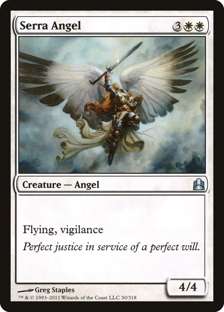 Serra Angel — Commander 2011 — Magic: The Gathering