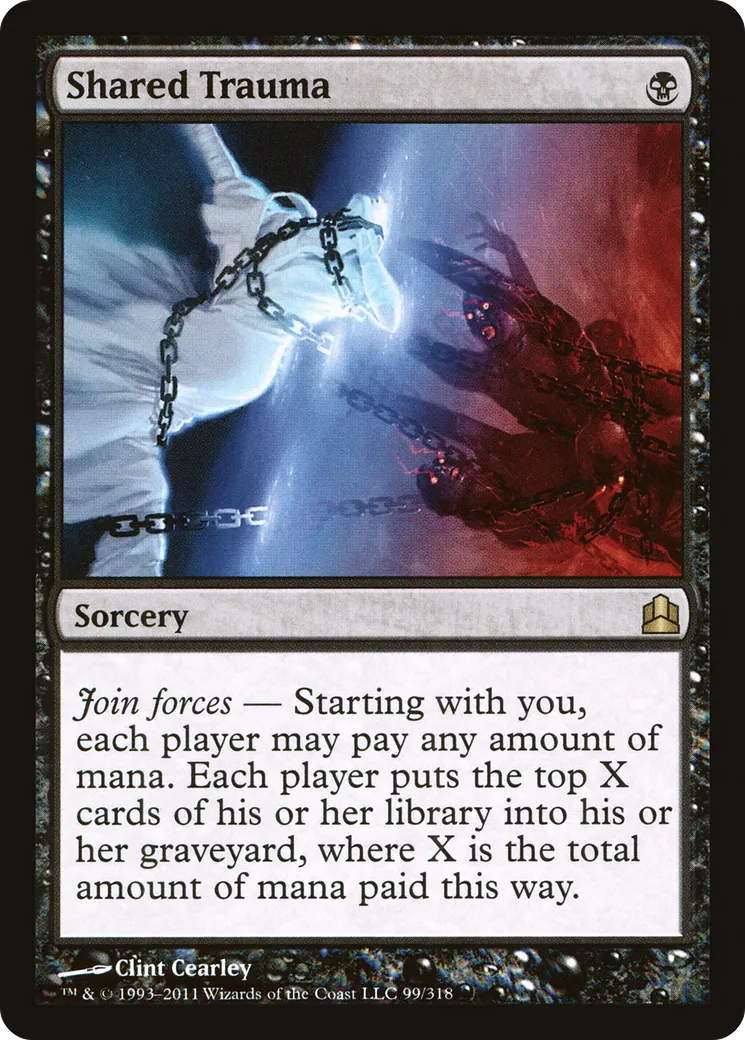 Shared Trauma from Commander 2011 - Magic: The Gathering