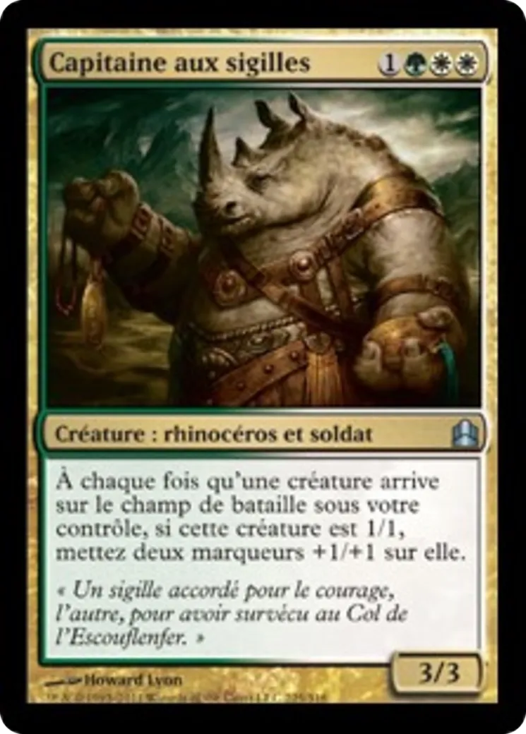 Capitaine aux sigilles — Commander 2011 — Magic: The Gathering