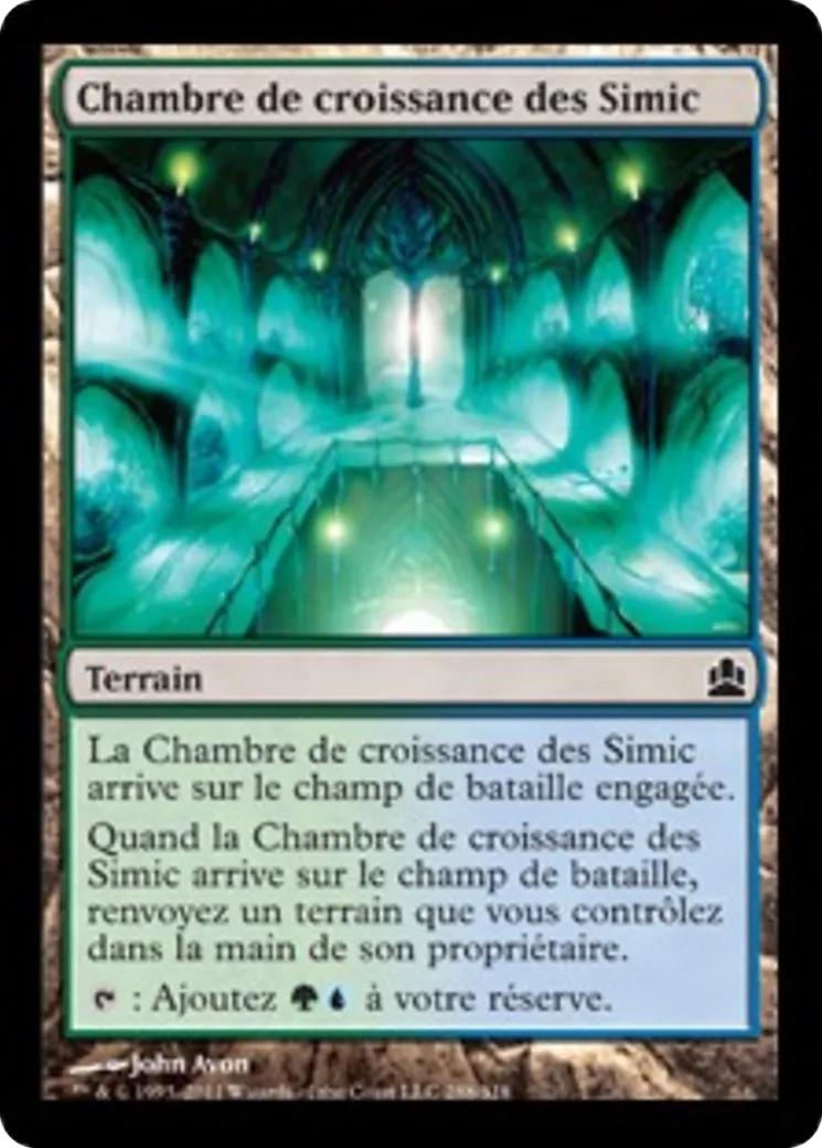 Chambre de croissance des Simic from Commander 2011 - Magic: The Gathering
