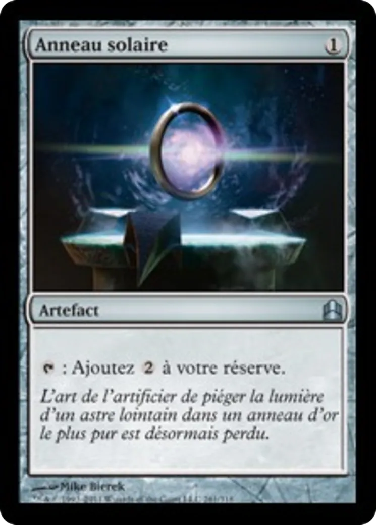 Anneau solaire — Commander 2011 — Magic: The Gathering