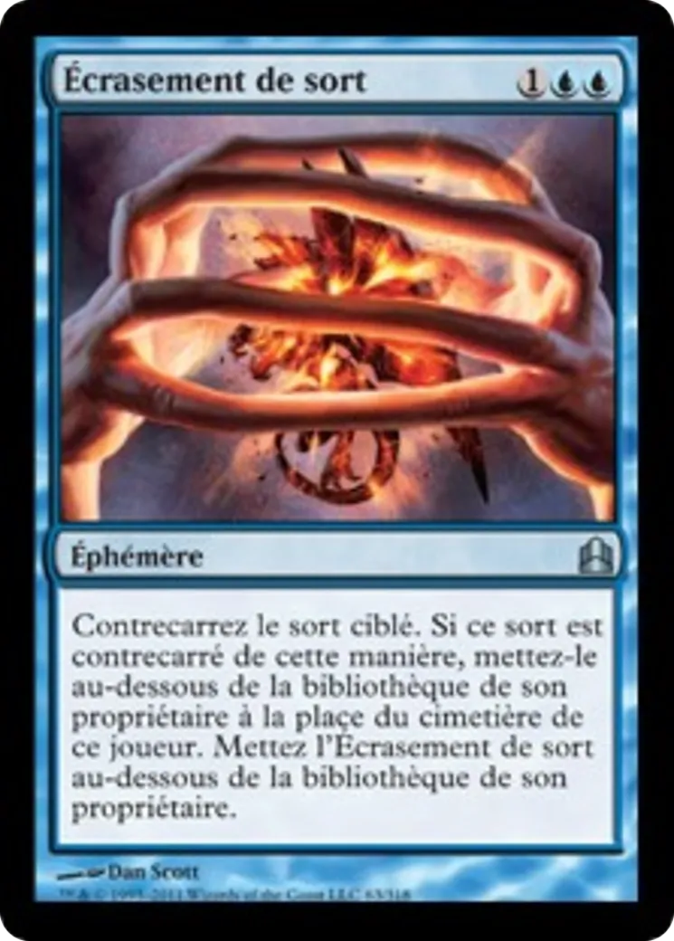 Écrasement de sort — Commander 2011 — Magic: The Gathering