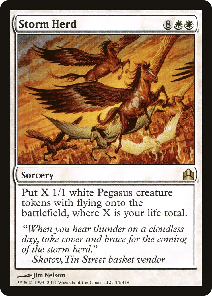 Storm Herd — Commander 2011 — Magic: The Gathering
