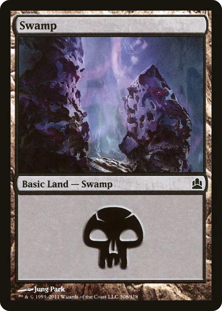 Swamp — Commander 2011 — Magic: The Gathering