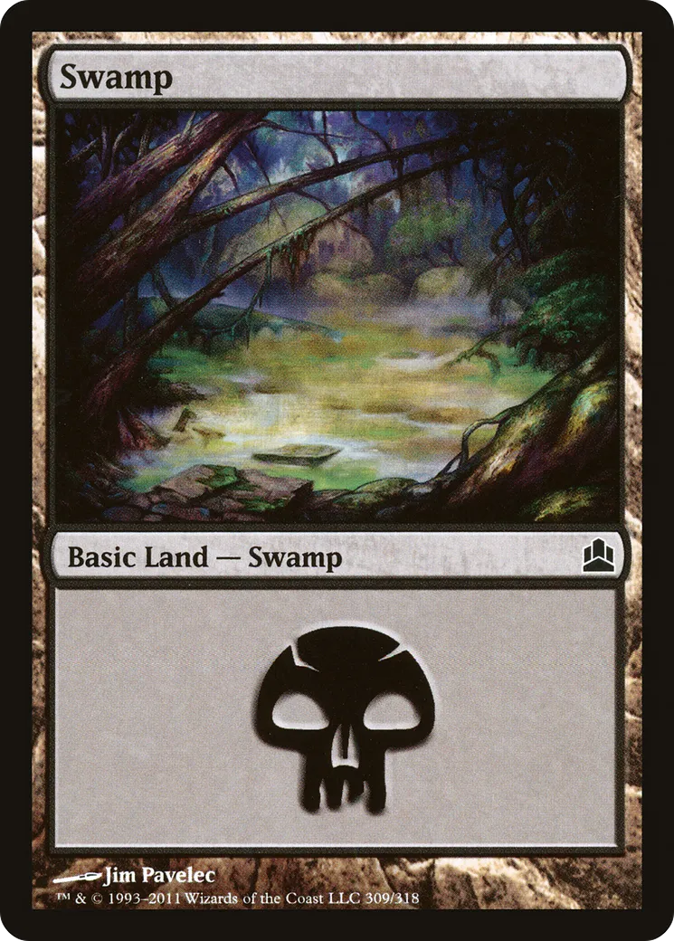 Swamp — Commander 2011 — Magic: The Gathering