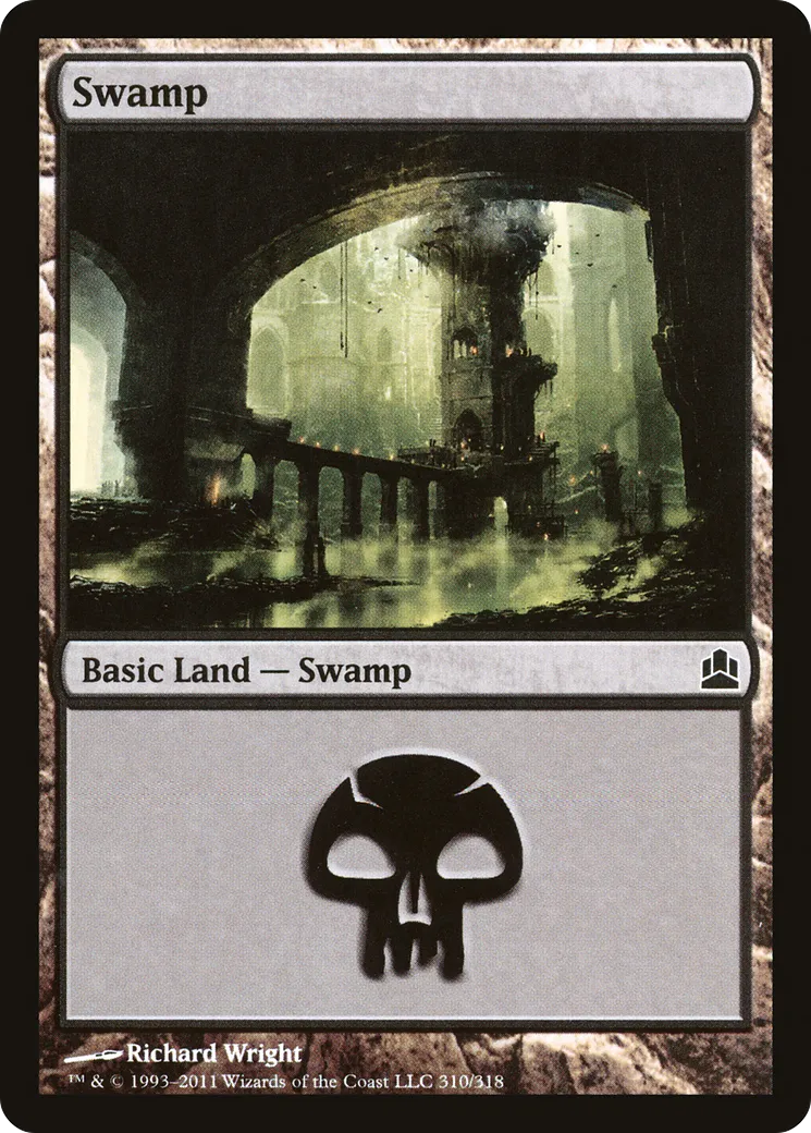 Swamp — Commander 2011 — Magic: The Gathering