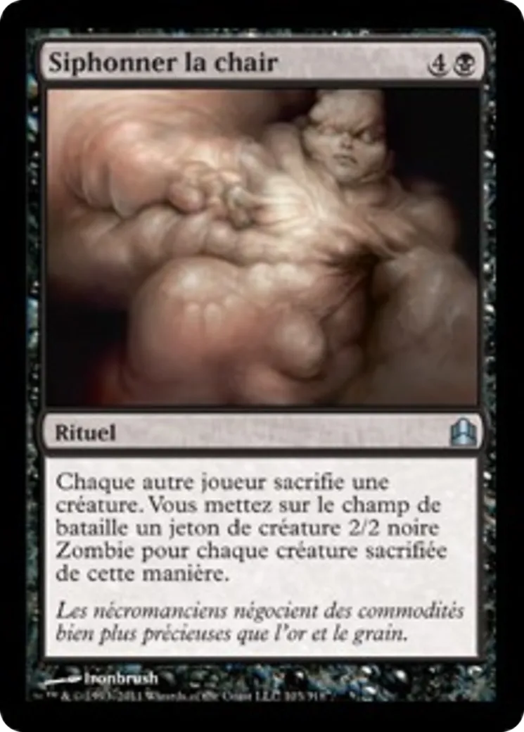 Siphonner la chair from Commander 2011 - Magic: The Gathering