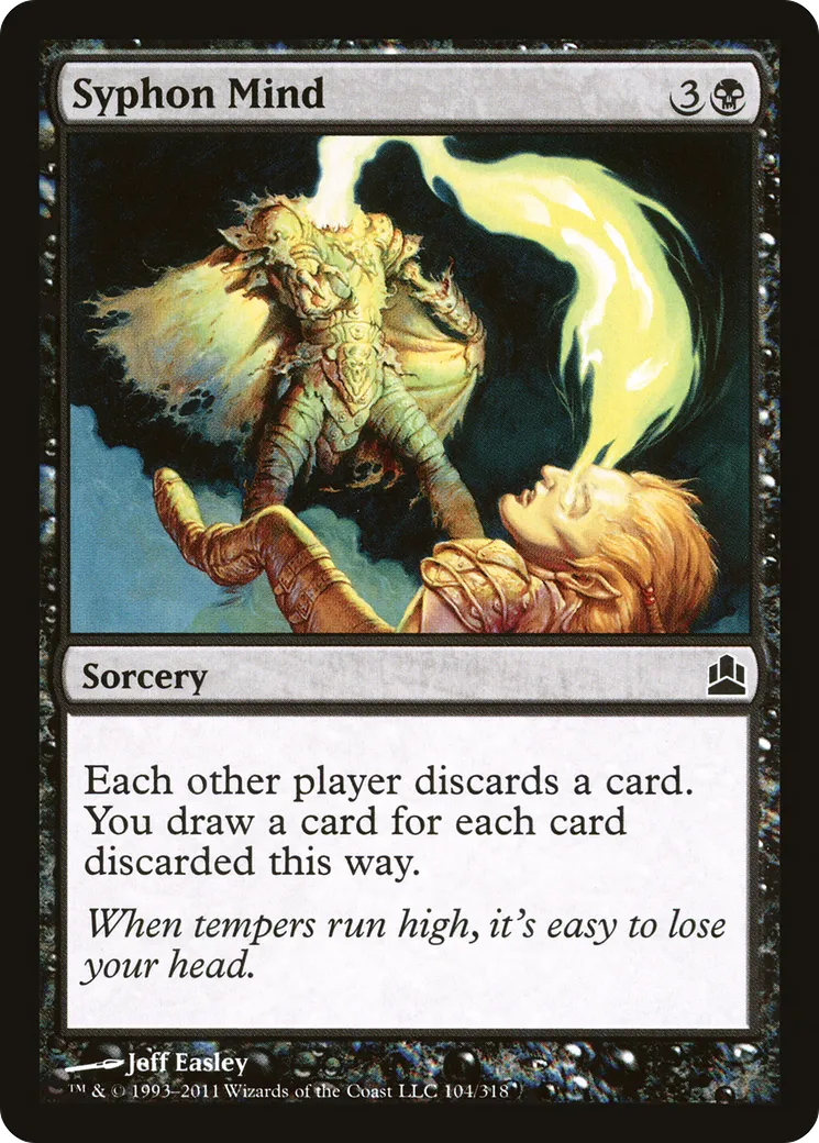 Syphon Mind — Commander 2011 — Magic: The Gathering