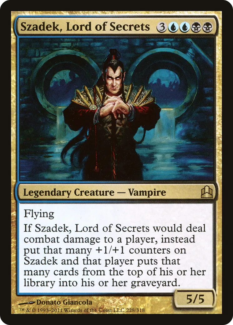 Szadek, Lord of Secrets — Commander 2011 — Magic: The Gathering