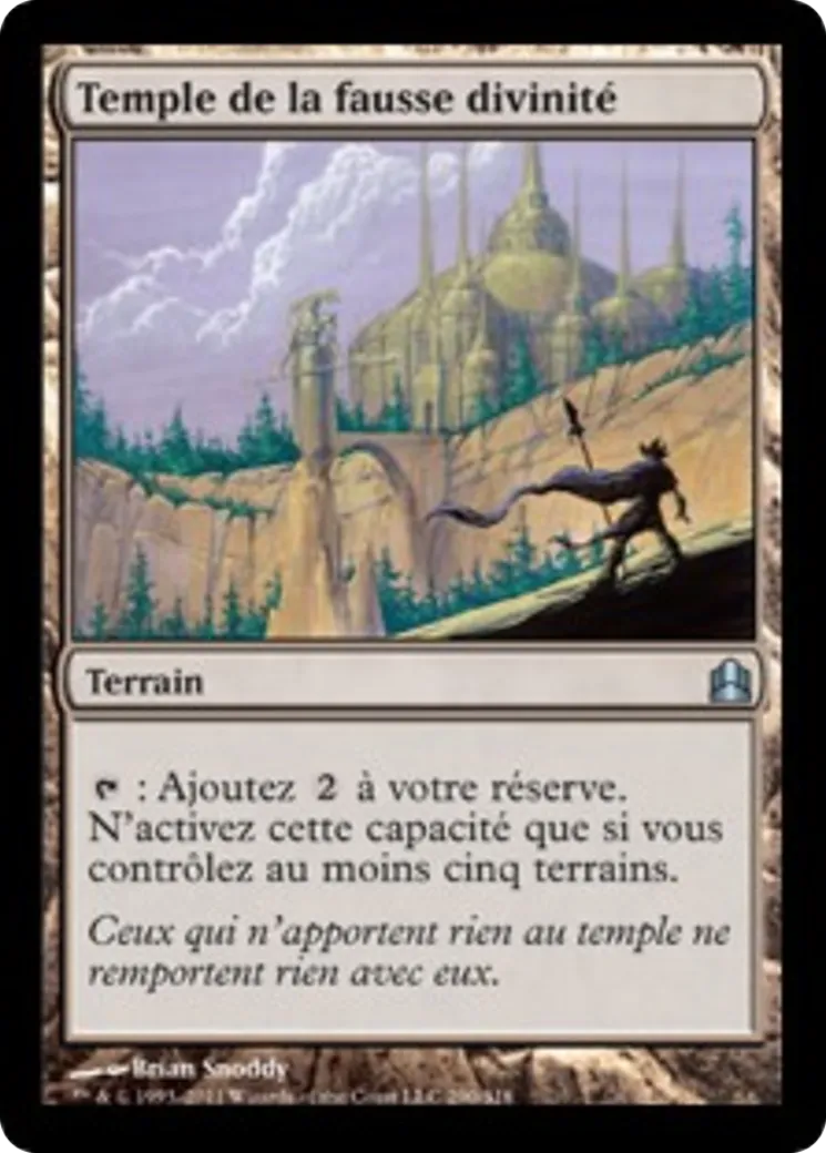 Temple de la fausse divinité — Commander 2011 — Magic: The Gathering