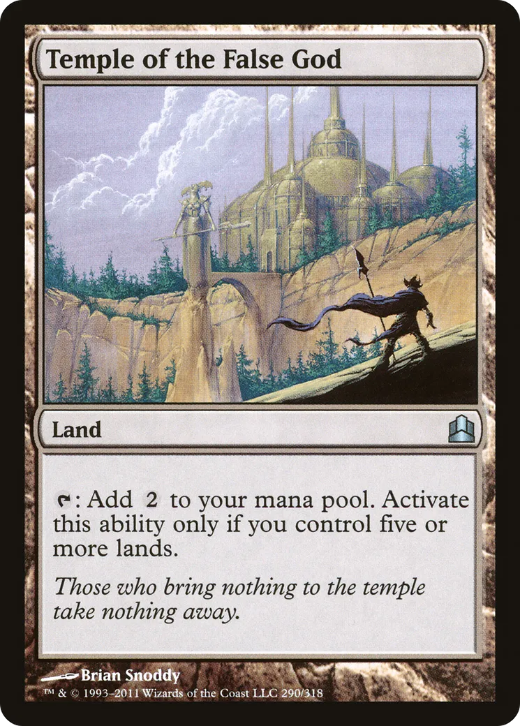 Temple of the False God — Commander 2011 — Magic: The Gathering