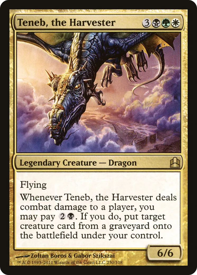 Teneb, the Harvester — Commander 2011 — Magic: The Gathering