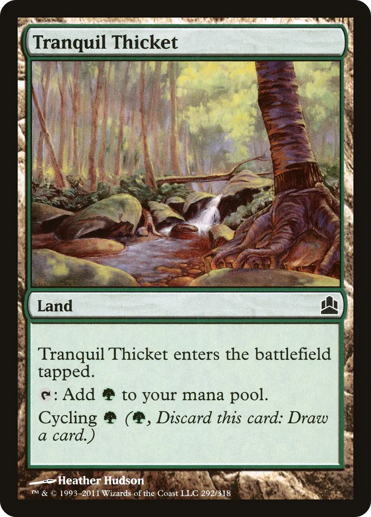 Tranquil Thicket — Commander 2011 — Magic: The Gathering