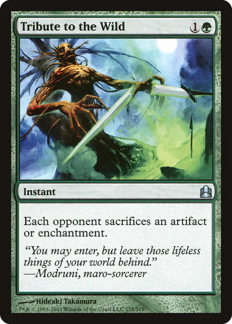 Tribute to the Wild — Commander 2011 — Magic: The Gathering