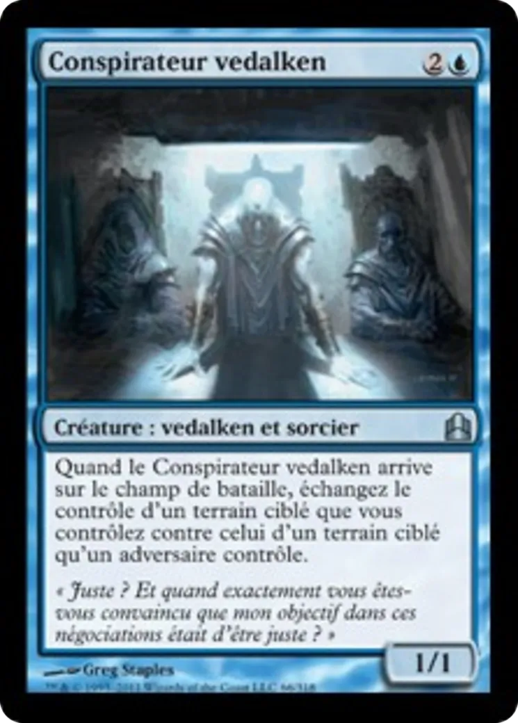 Conspirateur vedalken — Commander 2011 — Magic: The Gathering