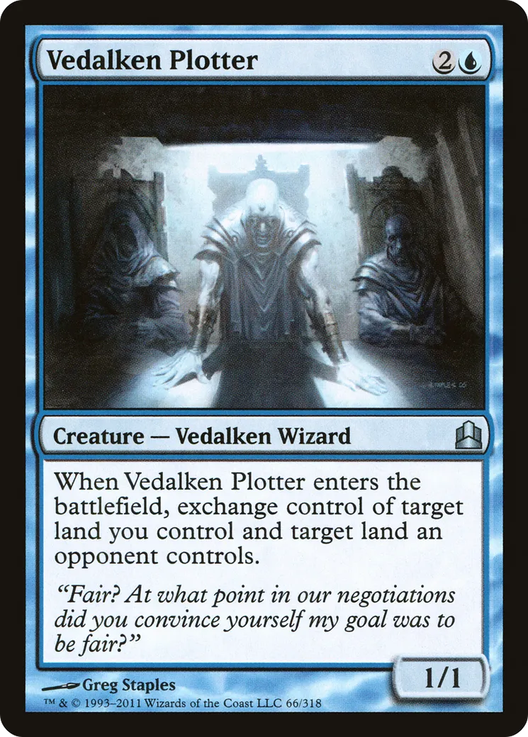 Vedalken Plotter — Commander 2011 — Magic: The Gathering