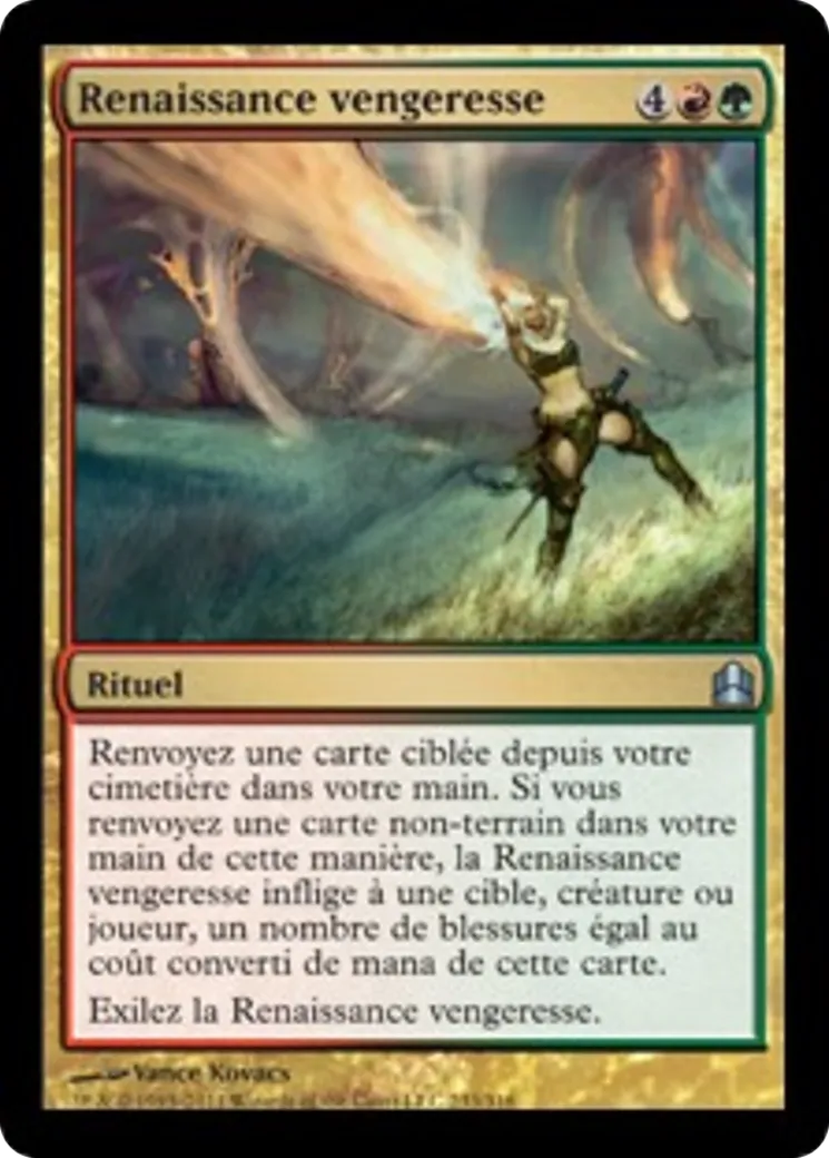 Renaissance vengeresse — Commander 2011 — Magic: The Gathering