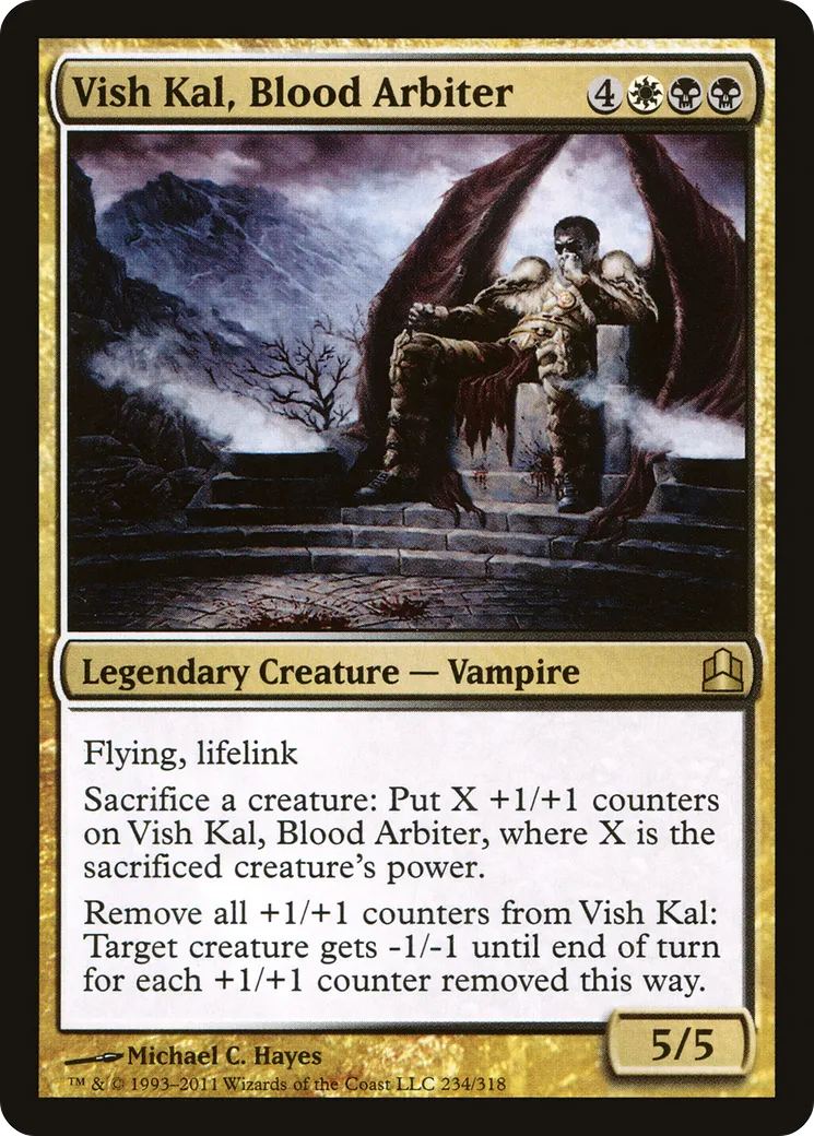 Vish Kal, Blood Arbiter — Commander 2011 — Magic: The Gathering