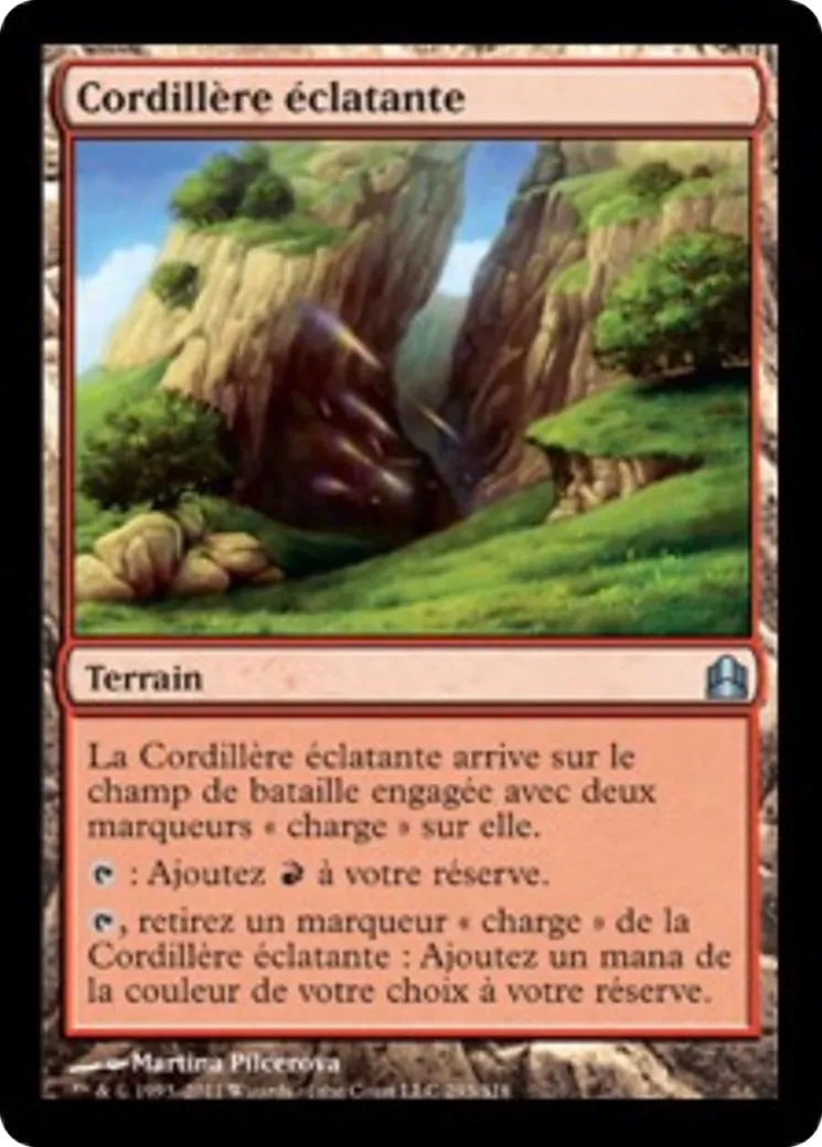Cordillère éclatante from Commander 2011 - Magic: The Gathering