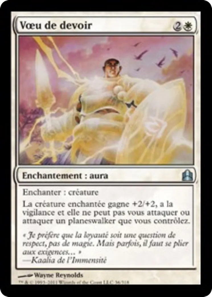 Vœu de devoir — Commander 2011 — Magic: The Gathering