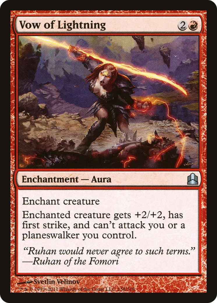 Vow of Lightning — Commander 2011 — Magic: The Gathering