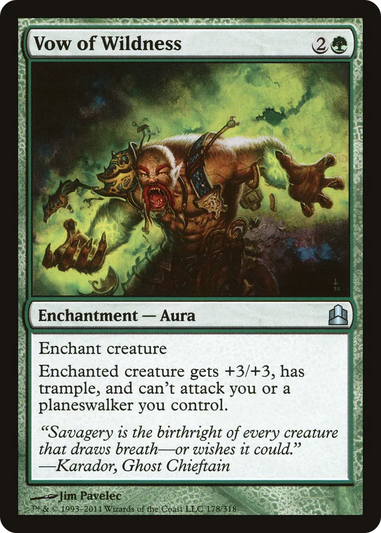 Vœu de sauvagerie — Commander 2011 — Magic: The Gathering