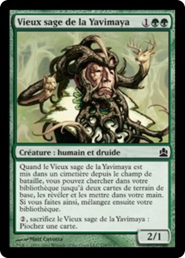 Vieux sage de la Yavimaya — Commander 2011 — Magic: The Gathering