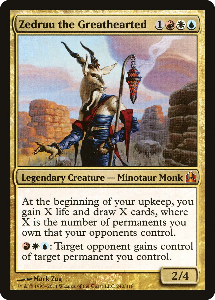 Zedruu the Greathearted — Commander 2011 — Magic: The Gathering
