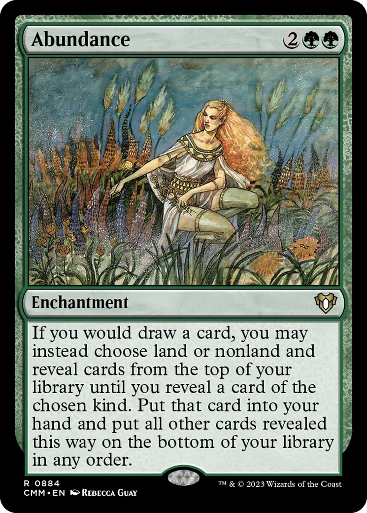 Abundance — Commander Masters — Magic: The Gathering