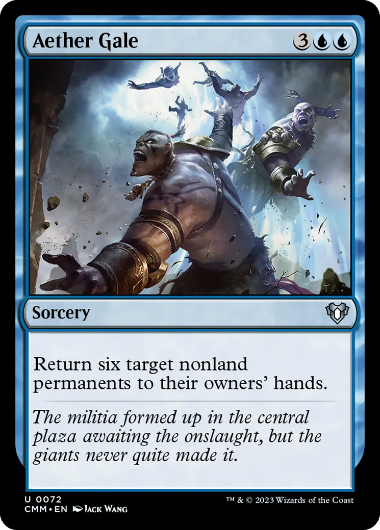 Bourrasque d'Éther — Commander Masters — Magic: The Gathering