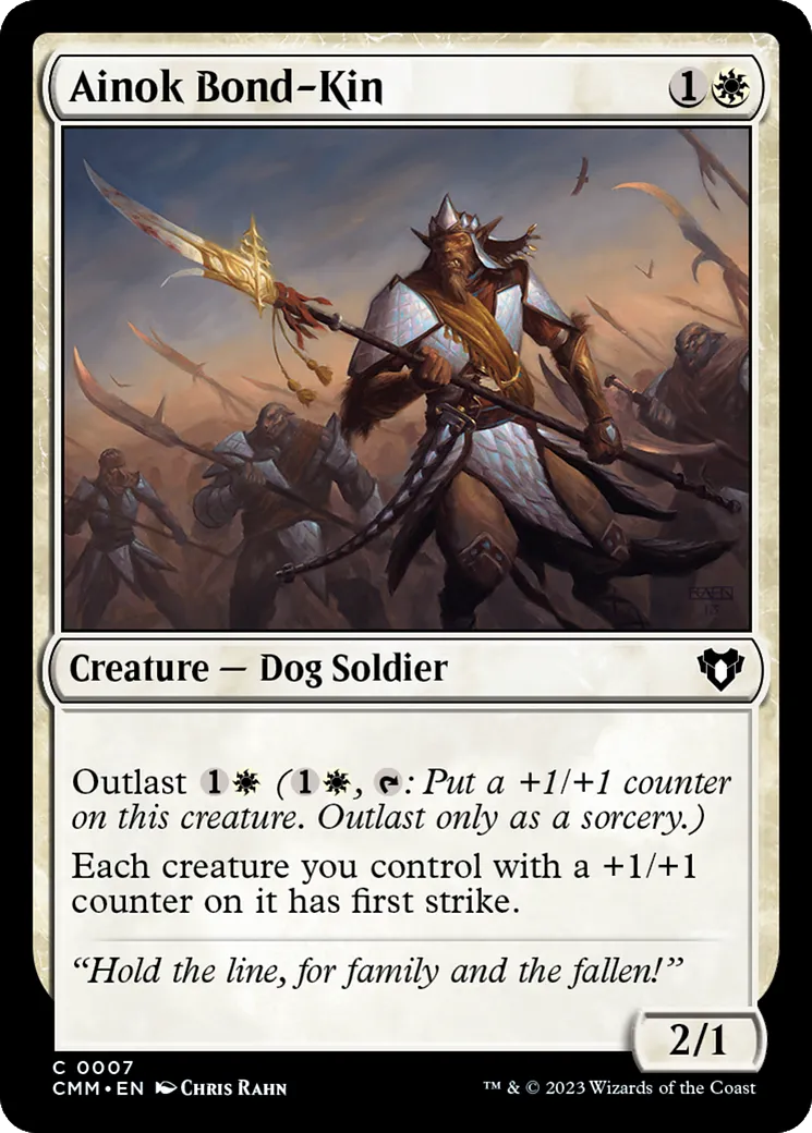 Ainok Bond-Kin — Commander Masters — Magic: The Gathering