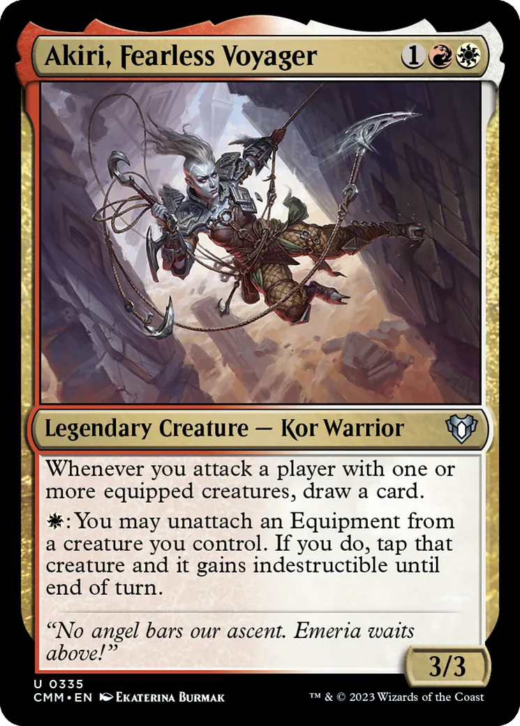 Akiri, Fearless Voyager from Commander Masters - Magic: The Gathering