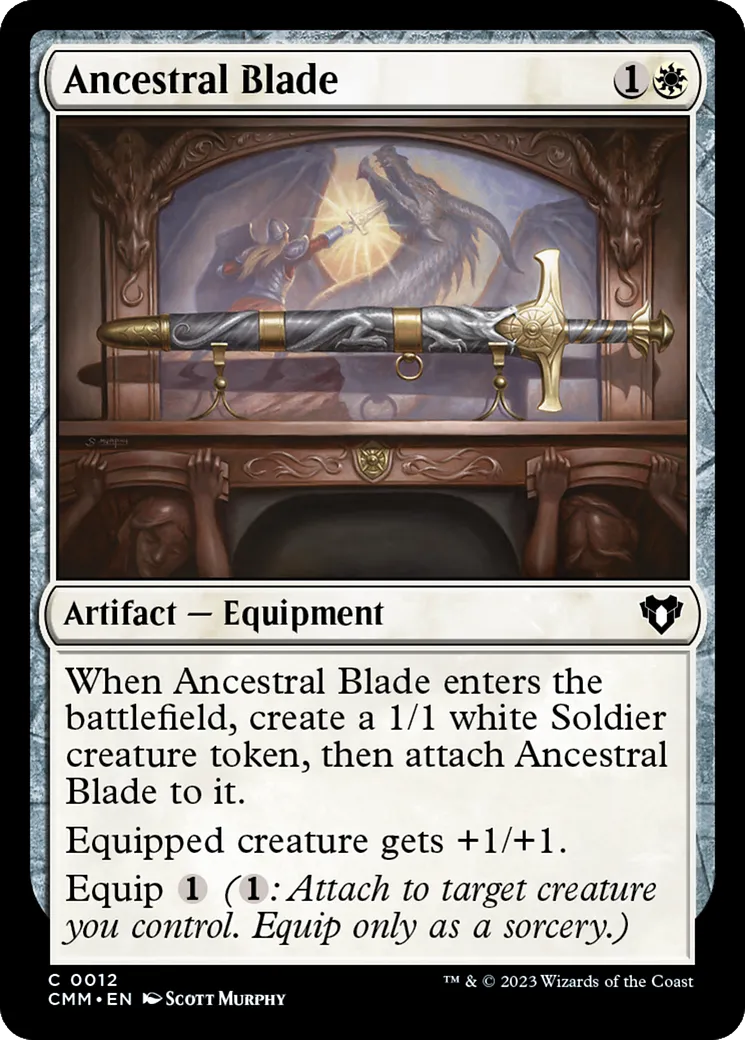 Ancestral Blade — Commander Masters — Magic: The Gathering