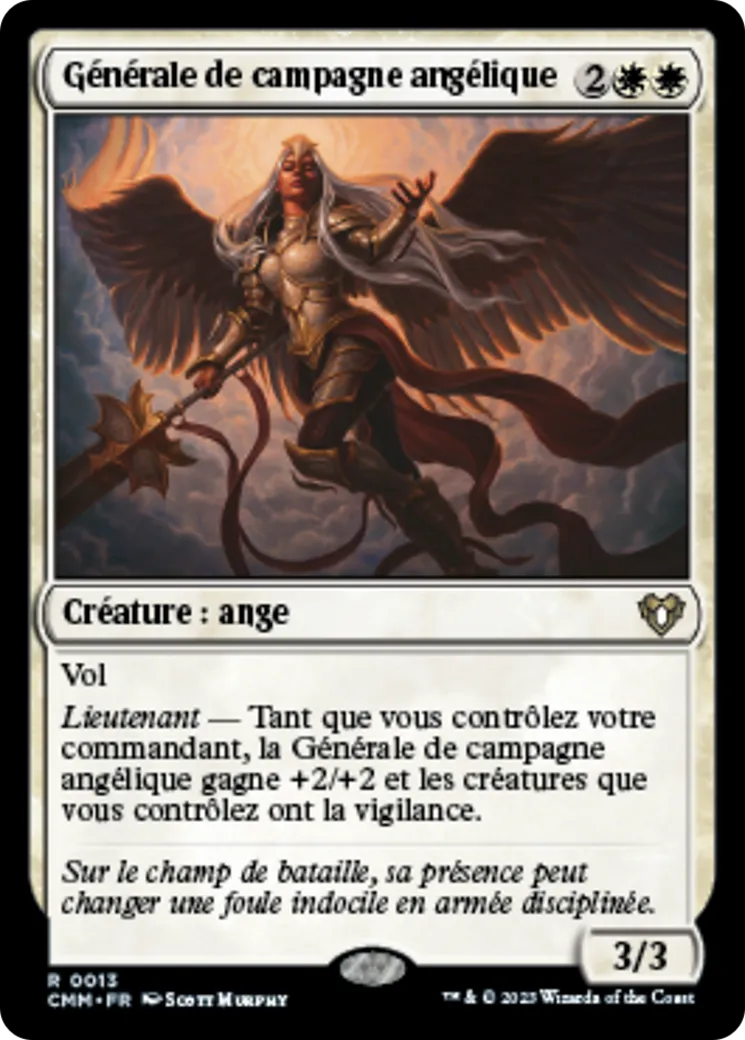 Générale de campagne angélique — Commander Masters — Magic: The Gathering