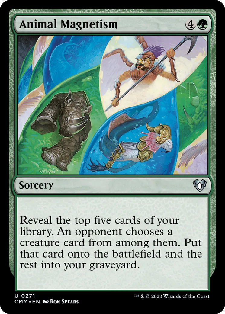 Animal Magnetism — Commander Masters — Magic: The Gathering