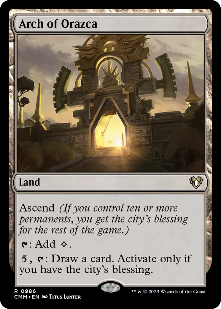 Arche d'Orazca — Commander Masters — Magic: The Gathering
